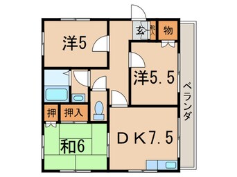 間取図 フジヤハイツ