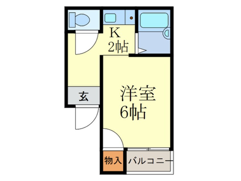 間取図 アーバンハウス北西