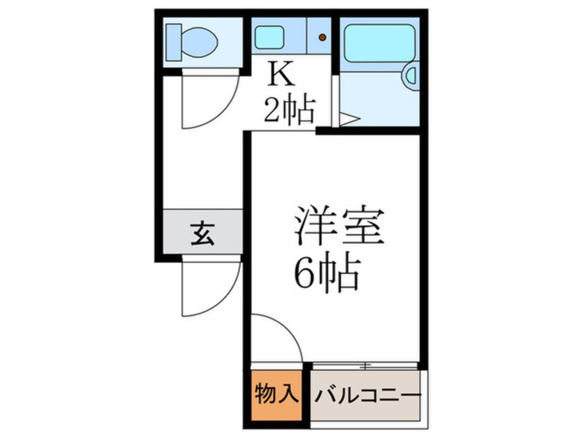 間取図 アーバンハウス北西