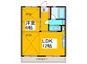 ブリ－ズＫ 1LDKの間取り