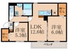 ヴィヴィアーナ 2LDKの間取り