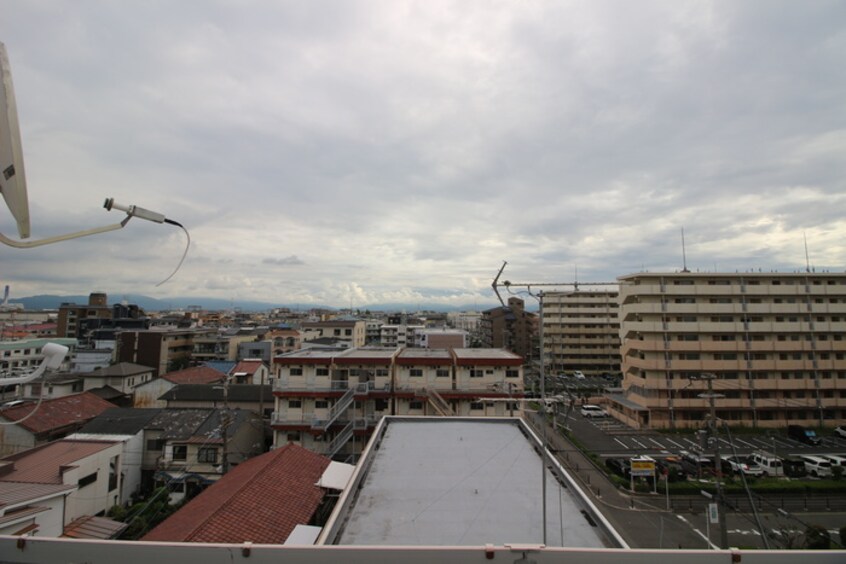 室内からの展望 エクラ東住吉Ⅱ