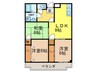ヴィラオリエント 3LDKの間取り