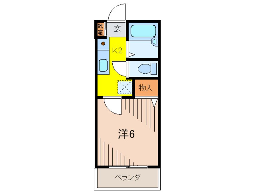 間取図 ジュネスパ－トⅢ