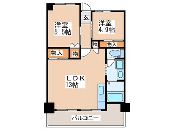 間取図 Metrosa朝潮橋
