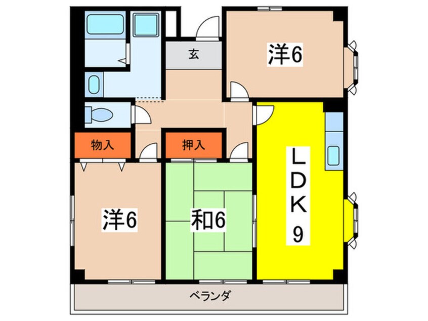 間取図 ドルミＭ宝塚