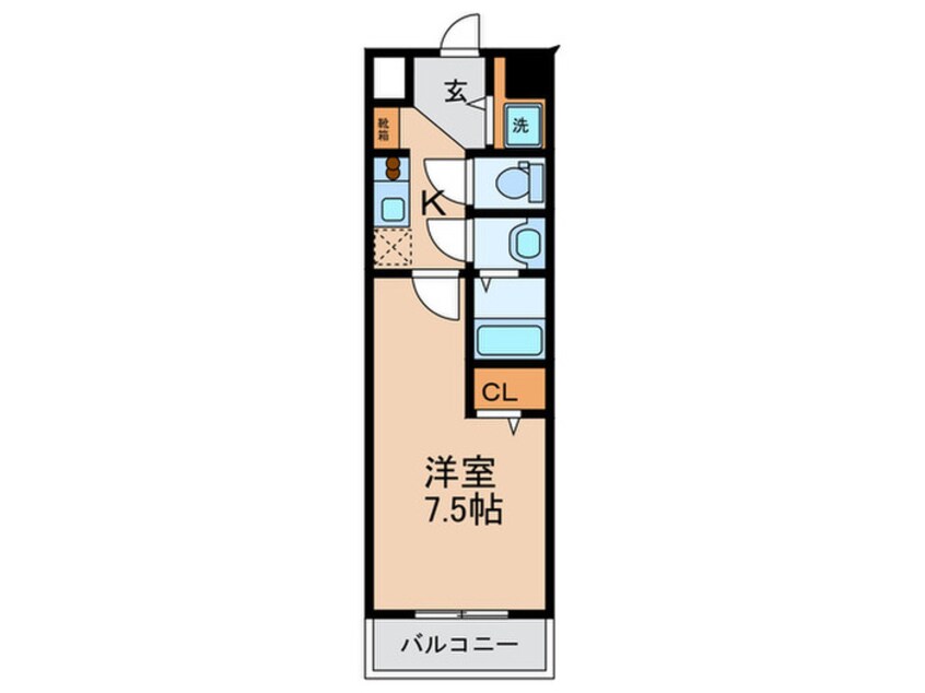 間取図 アドニスコ－ト加美