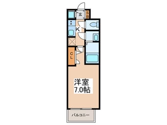 間取図 S-RESIDENCE堺浜寺broad