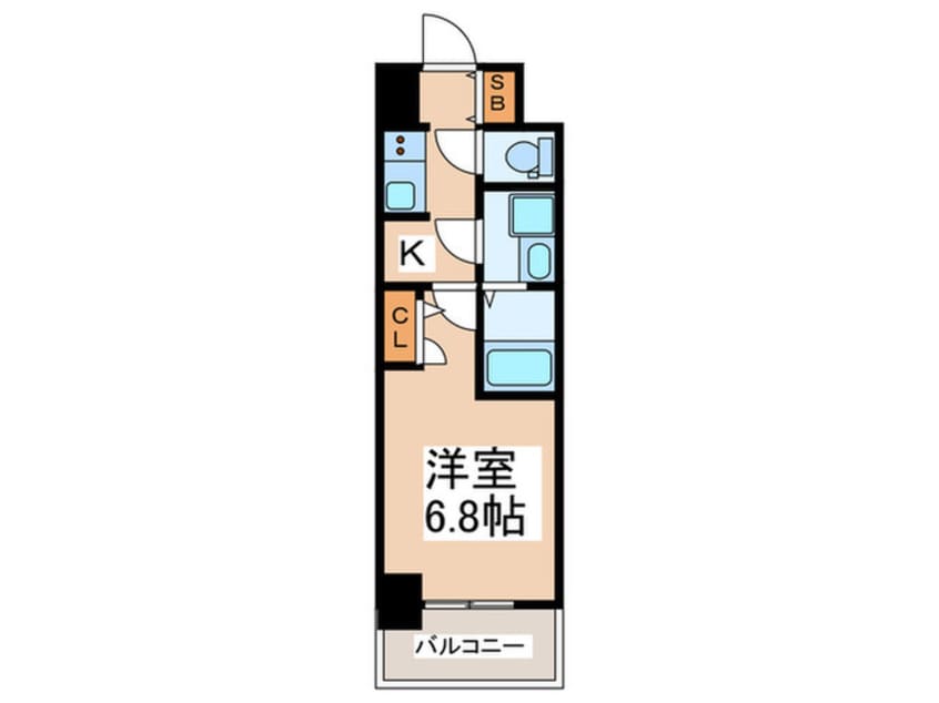 間取図 S-RESIDENCE堺浜寺broad