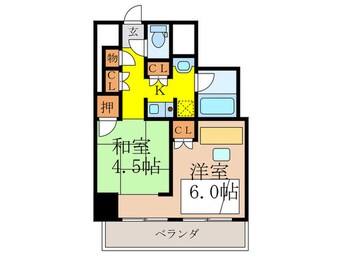 間取図 アロ－ンズ大阪