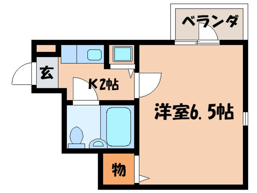 間取図 スタジオ－ネ桂