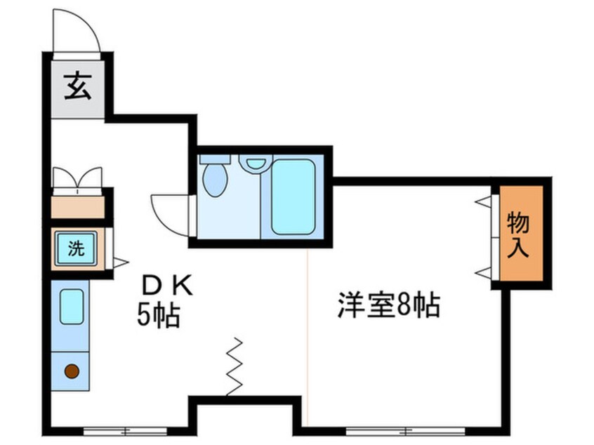 間取図 スタジオ－ネ桂