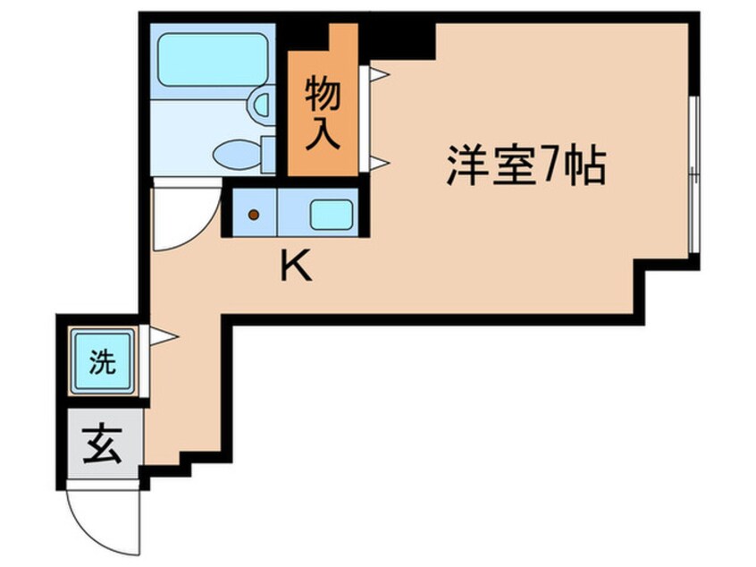 間取図 スタジオ－ネ桂