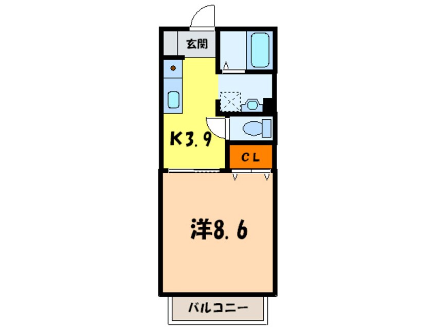 間取図 イルポンテ学が丘