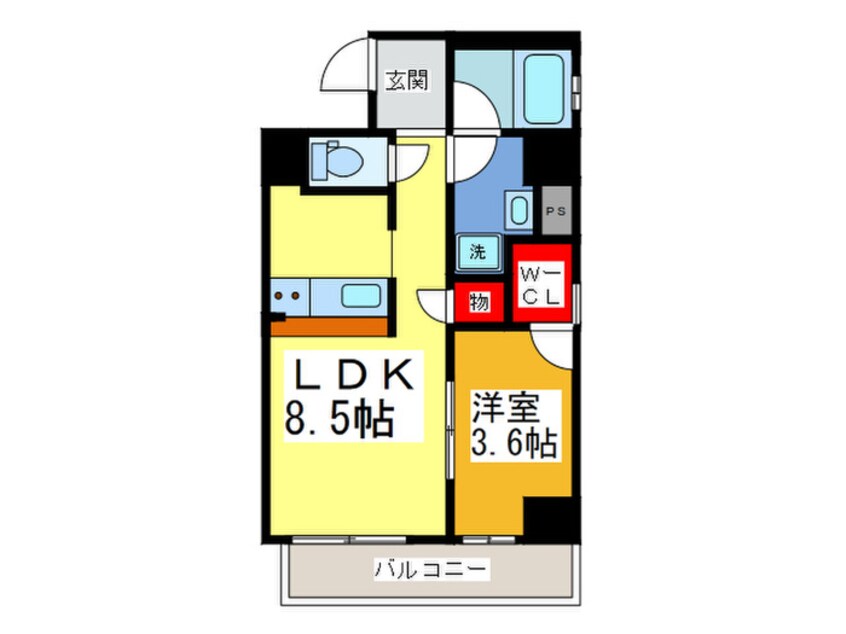 間取図 EAST　RESIDENCE