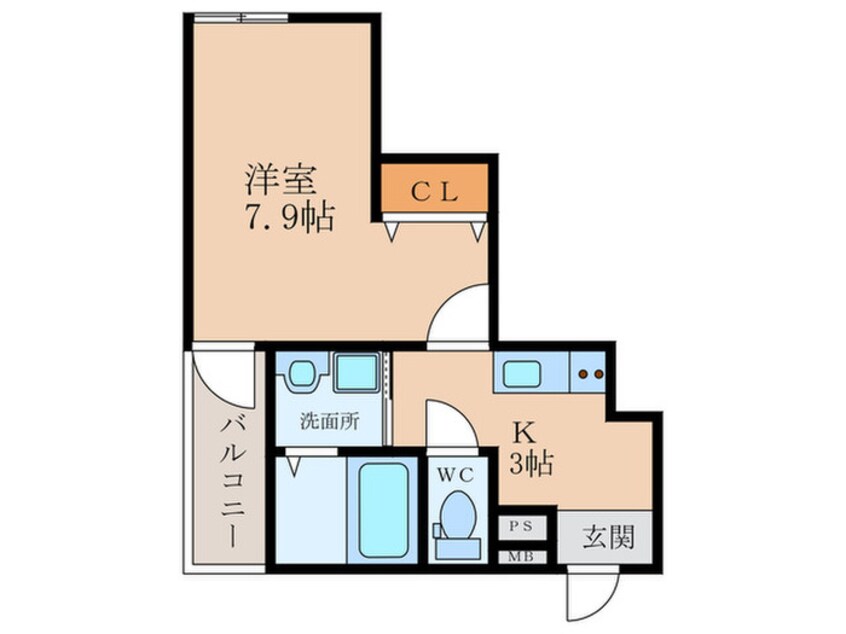 間取図 フジパレス尼崎杭瀬Ⅱ番館