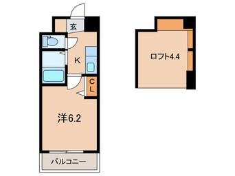 間取図 ｴｽﾃﾑｺｰﾄ三宮EASTﾎﾟﾙﾄﾏｰﾚ(1009)
