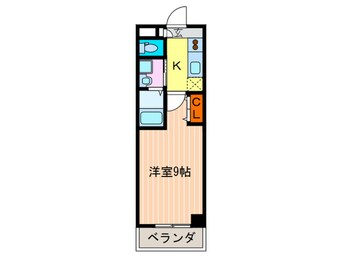 間取図 CotoGlance一乗寺駅前