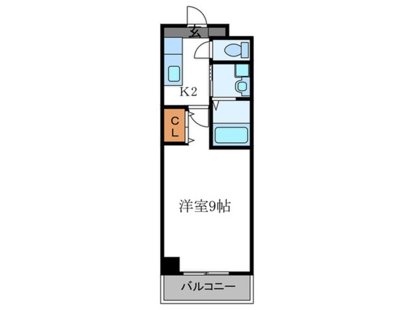 間取図 CotoGlance一乗寺駅前