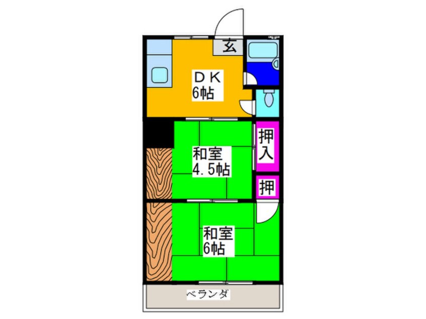 間取図 昭喜ハイツ