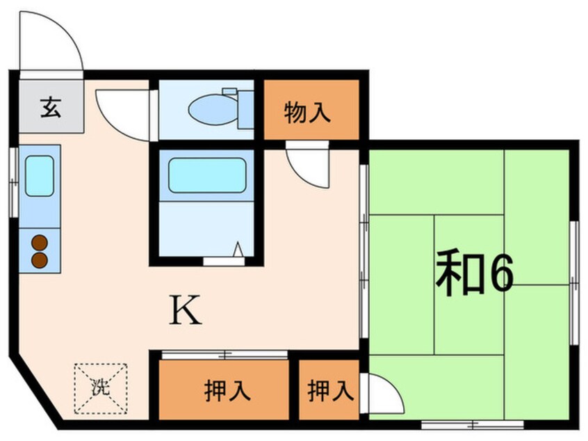 間取図 五島マンション