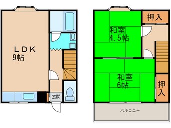 間取図 サニーハイツ吉川