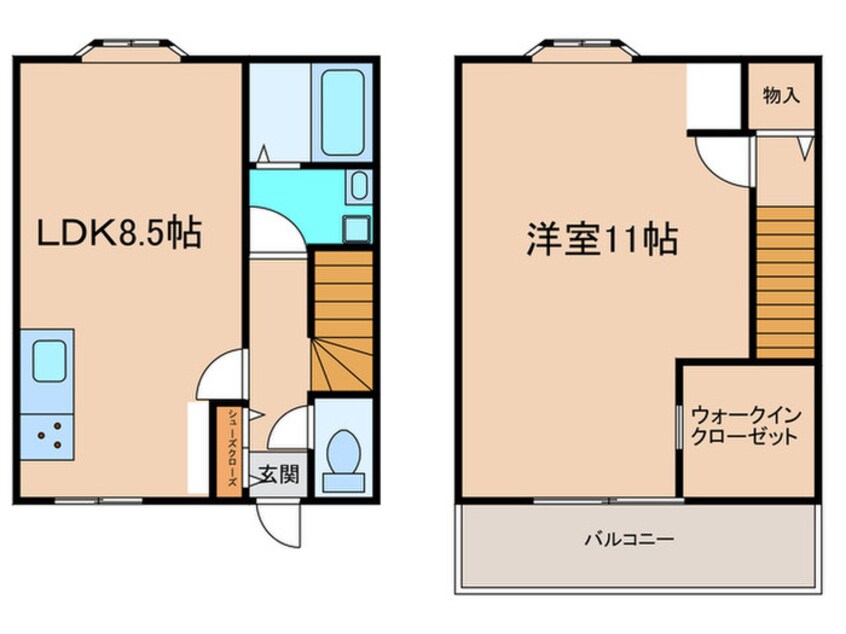 間取図 サニーハイツ吉川