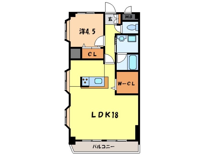 間取図 サニーコート