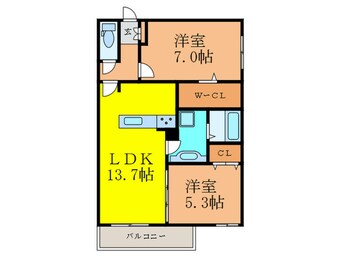 間取図 メゾン　ウエスト
