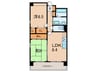 阪急西宮マンション(321) 2LDKの間取り