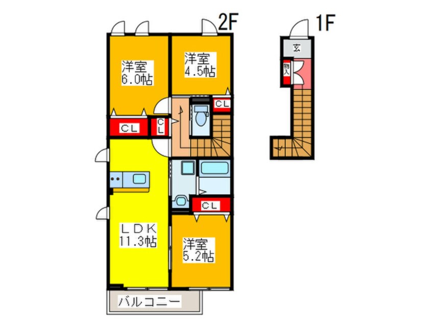 間取図 フォレストメゾンSOLEIL