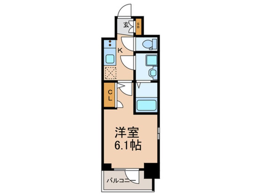 間取図 エスリードレジデンス大阪本町