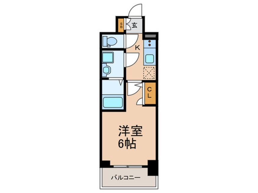 間取図 エスリードレジデンス大阪本町