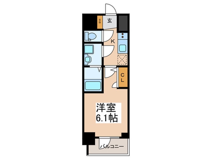 間取り図 エスリードレジデンス大阪本町