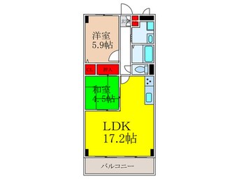間取図 ローズシャトー上山手