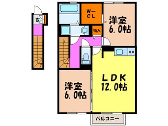 間取図 ファミ－ルコ－ト名谷