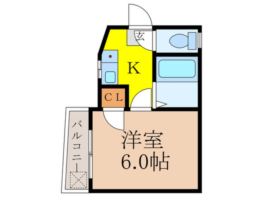 間取図 ガ－デンハイツ福井Ｂ棟