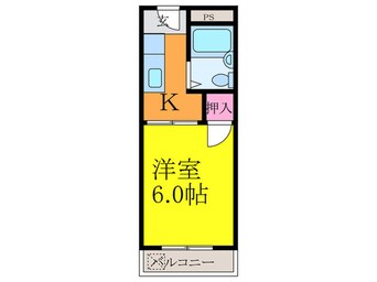 間取図 プレアール蔵垣内Ⅱ