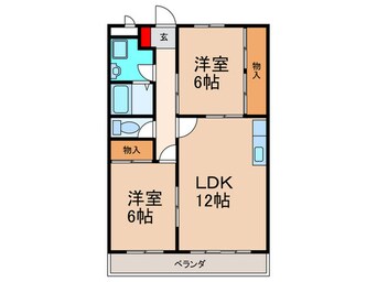 間取図 ベルミ－大野