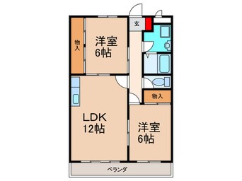 間取図 ベルミ－大野