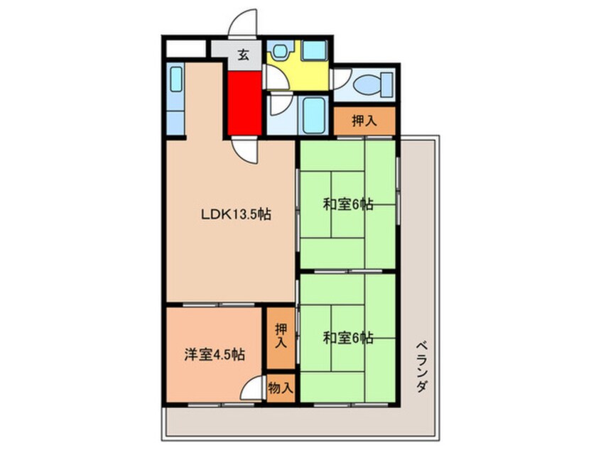間取図 エ－ジェ－ファ－スト