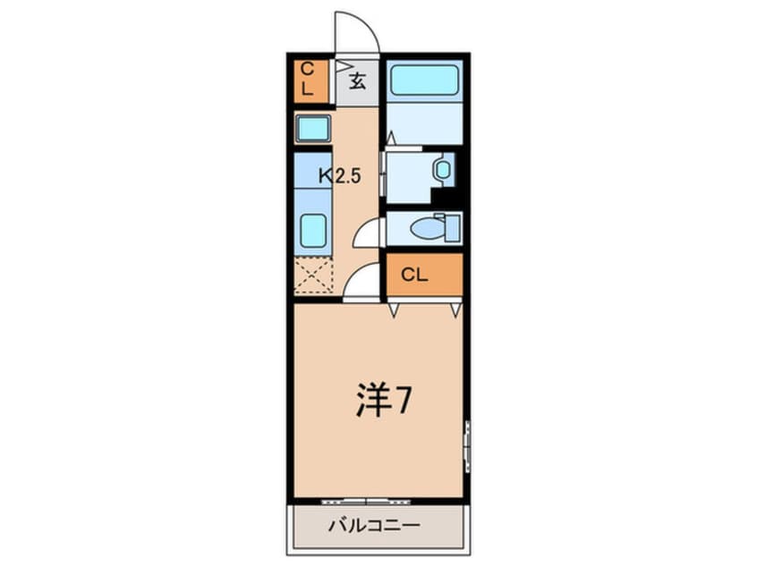間取図 アリア－テ西明石