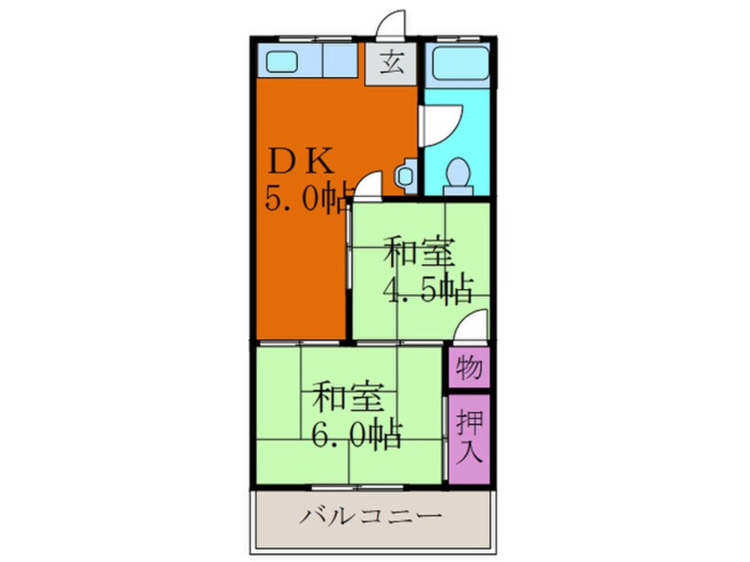 間取図 太陽ハイツ