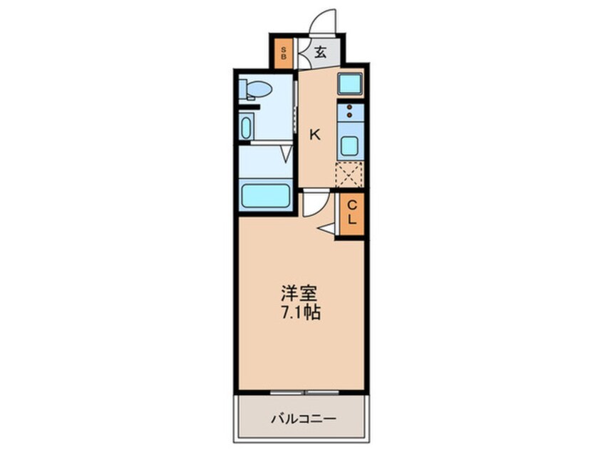 間取図 TLRレジデンス本町WEST