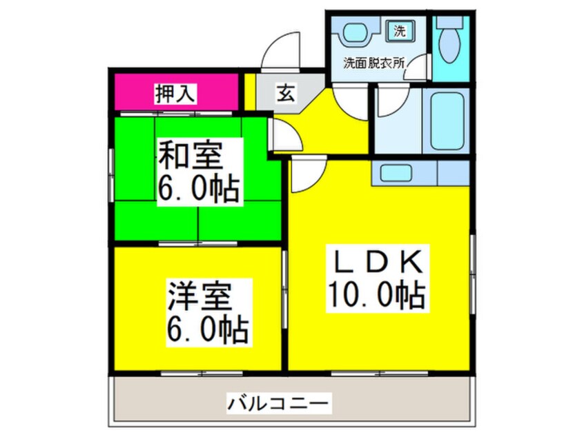 間取図 グレースアン