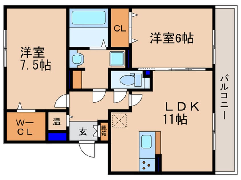 間取図 KSシャトー