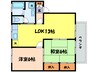 セヴェル瀬田 2LDKの間取り