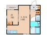 Maison Lumiere 1LDKの間取り