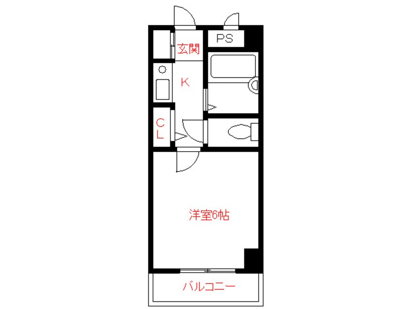 間取図 ドミール橘