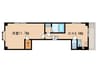 ライズＦ 1DKの間取り